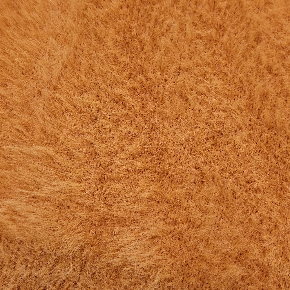 NEW Shein Orange Cropped Fuzzy Sweater Size M Cozy Colorful Knit Y2K Fall Casual - Picture 5 of 8